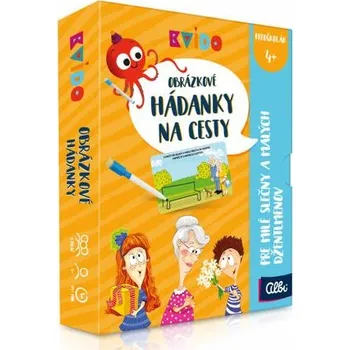 Společenská hra Albi Kvíd Obrázkové hádanky na cesty - Pre slečny a džentlmenov SK