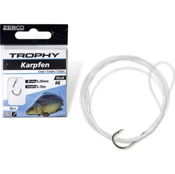 Rybářský háček Sensas Návazce na kapry ZEBCO Velikost háčku: 4 Získejte slevu -5% za registraci v e-shopu