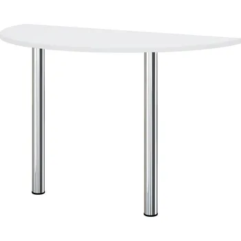 Psací stůl Zakončovací prvek Impress 120 x 60 cm, bílá