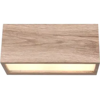 Venkovní osvětlení Trio Leuchten 218560235 MAYENNE - Moderní LED venkovní svítidlo v imitaci dřeva, 2 x E14, IP44 (Moderní svítidlo na venkovní zeď)