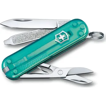 Bojový nůž VICTORINOX nůž kapesní CLASSIC SD 58mm transparentní TROPICAL SURF