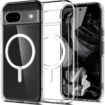 Spigen Ultra Hybrid OneTap Metal Ring MagSafe white Google Pixel 8a