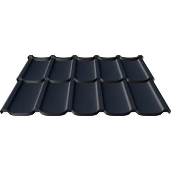 Střešní krytina Blachotrapez Talia 350 Pladur Relief IceCrystal 1210 x 0,5 mm RAL 7016 antracitová šedá 1 m²