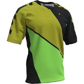 cyklistický dres Dres pánský MERIDA GSG FREERIDE černo-zelený