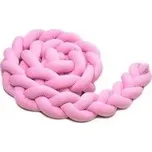 T-TOMI Pletený mantinel 220 cm, pink