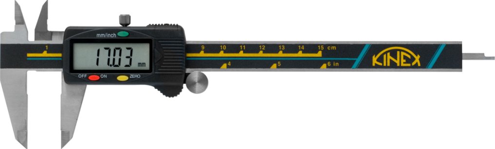 Digitální posuvné měřítko K-MET, 300 mm, DIN 862 (6040-02-300)