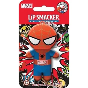 Péče o rty Lip Smacker Marvel Super Hero Lip Balm - Spiderman balzám na rty a klíčenka 4 g