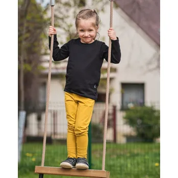 Dívčí legíny Dětské legíny, hořčicové 92