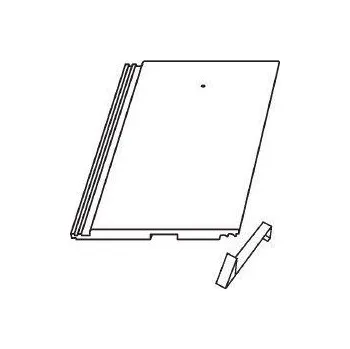 Bramac Tegalit STAR taška bezpečnostního háku ebenově černá