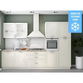 Kuchyňská linka JL Marley 330 béžová/mramor latina