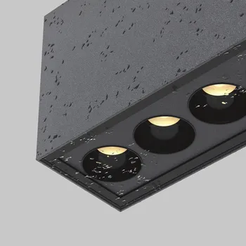 Venkovní osvětlení Maytoni Moderní stropní LED svítidlo ARES, 8W, d. 7,6 cm, 3000K, IP54