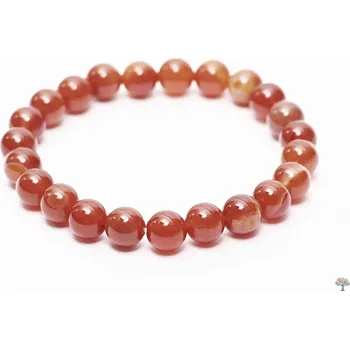 Náramek Magieprirody.cz Náramek Achát červený 8 mm kuličky #669 - z přírodních kamenů
