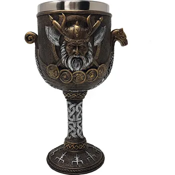 Replika zbraně MystiCalls Pohár vikingský Drakkar 200ml