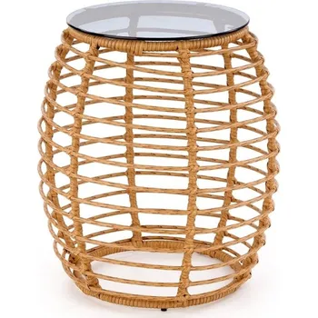 Konferenční stolek Zahradní stolek Barrel, ratan