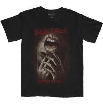 Pánské tričko Merch Seether: Seether Unisex T-shirt: Suffer It All (large) L