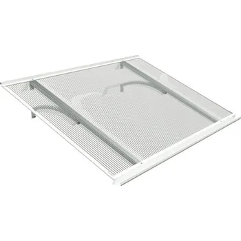 Stříška nad vchodové dveře Vchodová stříška Mering 1200 x 840 x 335 mm bílá