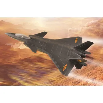 Plastikový model Chinese J-20 Mighty Dragon (200 mm) - Hobby Boss 81902