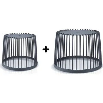 Úložný box Set 2 univerzálních košů, 50 + 100 l, antracit