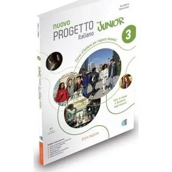Italský jazyk Nuovo Progetto italiano junior 3 podręcznik + ćw + - Telis Marin