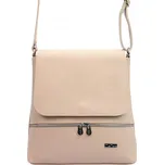 MiaMore Dollaro Kožená crossbody kabelka 27x25x9 cm Old Pink