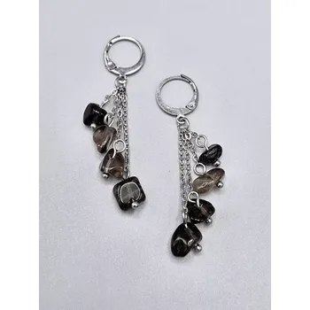 Náušnice Náušnice Záhněda sekané řetízkové