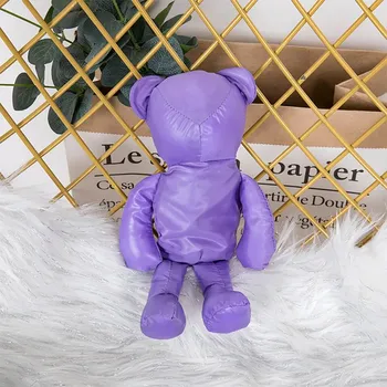 Ledvinka Dámské pouzdro ve tvaru medvídku voděodolné Barva (Varianta): Fialová