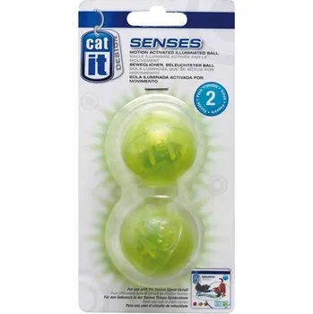 Hračka pro kočku Hagen Díl Catit Design koule svítící 2 ks