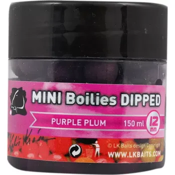 Boilies LK Baits MINI Boilies DIPPED 12mm 150ml Purple Plum