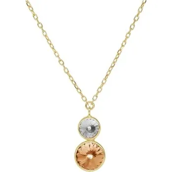 Náhrdelník Stříbrný pozlacený náhrdelník VICTORIA CRUZ A4222-06DG + DÁREK ZDARMA