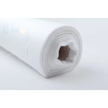 Látková záplata Metráž - Vlizelin bílý halenkovy V081A57 - Bílá, 90cm