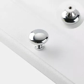 Madlo do koupelny Knop knopka držadlo šuplíku 6050 stříbrná lesk (KNP50-4)