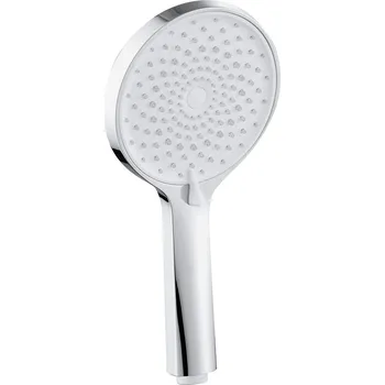 Sprchová hlavice Ruční masážní sprcha, 4 režimy sprchování, silikon trysky, průměr 123mm, chrom