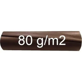 Mulčovací textilie Extra pevná hnědá mulčovací textilie 80g, 1,6m x 100m (Hnědá netkaná mulčovací textilie, celá role)