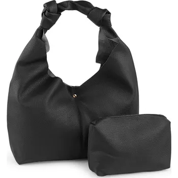 Kabelka Velká kabelka s pouzdrem 47x30 cm - 2 černá