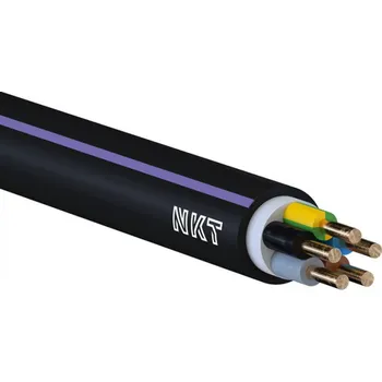 elektrický kabel Kabel CYKY-J 5x1,5 (5Cx1,5) Vnější izolace: černá, Odběr: na metráž