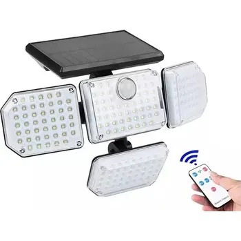 Zahradní dekorace Svítidlo solární IMMAX 08481L Clover PIR (Solární LED světlo s dálkový ovladačem)