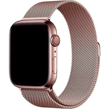 Příslušenství k chytrým hodinkám Eternico Elegance Milanese pro Apple Watch 38mm / 40mm / 41mm rose gold