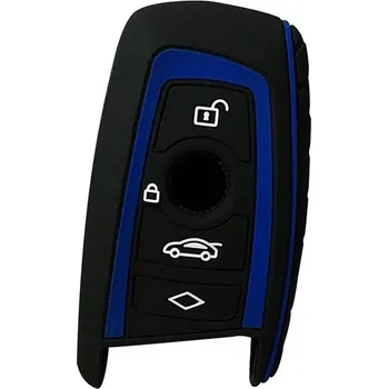 UNI Silikonový obal na klíček BMW F10 F20 F30 Z4 X1 X3 X4 M1 M2 M3 1 2 3 5 7 Modrý MS-045419