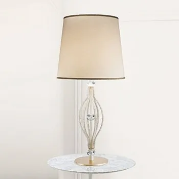 Lampička Masiero Slonovinová stolní lampa ANOUK zlatá, slonovina, čirá 1 x 100 W - Doprava zdarma