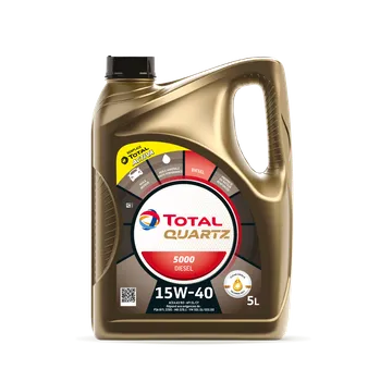 Motorový olej Motorový olej Total Quartz 5000 Diesel 15W-40 - 5L