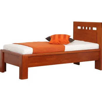 Ložnice Domestav FLORENCIA jednolůžko čelo rovné čtverečky 90 cm buk cink olejovaný