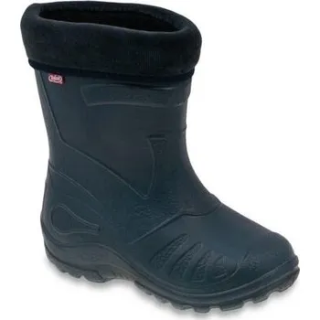 Dívčí holínky zateplené gumáky dětské modré velikost 28