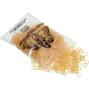 Gumičky LAINEE latex bands "MEDIUM weight" na Top knot 0,95cm Barva: natural, Obsah: 100ks