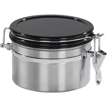 Dóza na potraviny Xavax dóza na 250 g mleté kávy nebo jiné potraviny, vzduchotěsná, ušlechtilá ocel, stříbrná