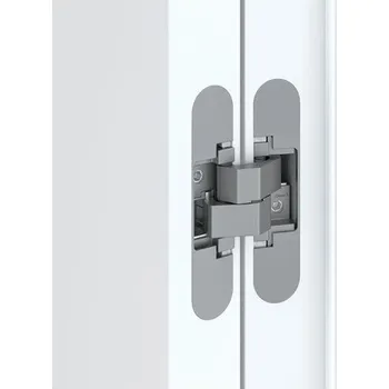 Dveřní kování simonswerk Skrytý závěs na bezfalcové dveře ANSELMI 140 3D / Matný chrom