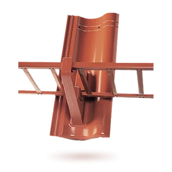 betonová krytina Bramac Classic taška sněholamu kovová půlená černá