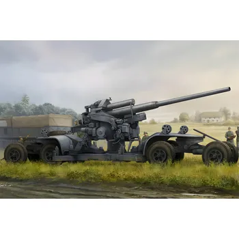 Plastikový model German 12.8cm FLAK 40 - Hobby Boss 84545