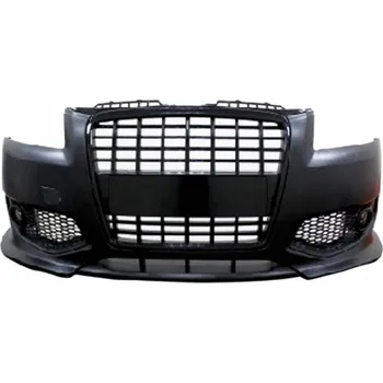 Nárazník JOM přední nárazník ve sport. designu pro Audi A3 (typ 8P/8PA), r.v. 2005-2008, vč. mřížky, mlhovek a krytů mlhových světel