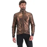 Pánská cyklistická bunda SPORTFUL-Giara packable jacket, metal bronze Mix L