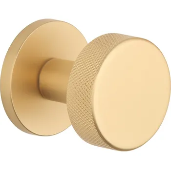 Dveřní kování AT - KOULE TUJA - R 7S bez spodní rozety, koule pevná ks OLS - Mosaz broušená